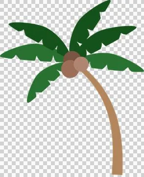 Beach coconut tree イラスト素材