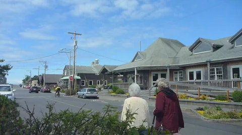 Beach Community Stock Footage 754902