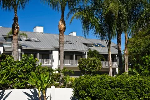 Beach Condominiums Foto stock
