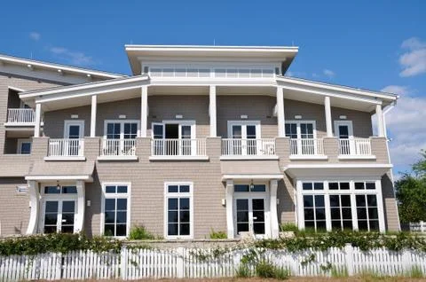 Beach Condos Stock Photos