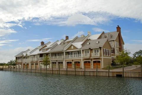 Beach Condos Stock Photos