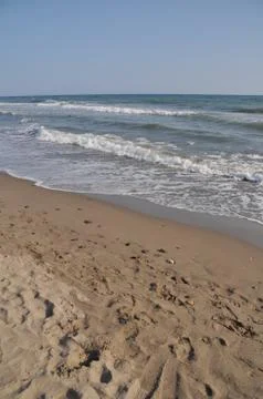 Beach in costa del sol Stock Photos