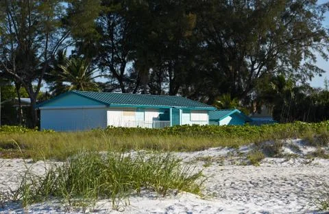 Beach Cottage Stock Photos