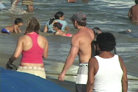 Beach couple Video stock 9598802