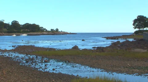 Beach in Cove Video stock 38766135