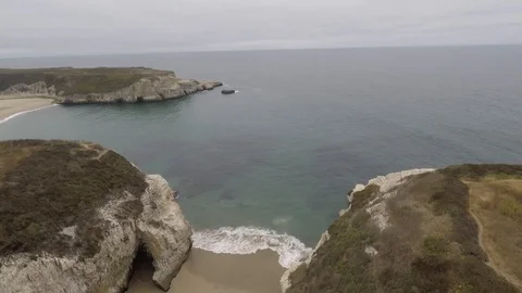 Beach Cove Stock Footage 87193870