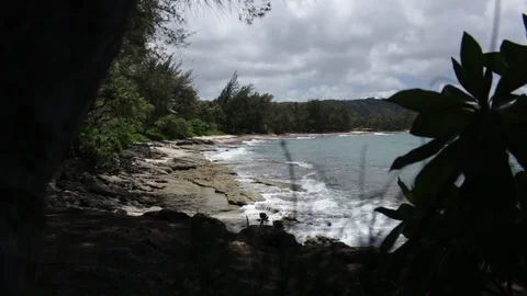 Beach Cove Stock Footage 104713148