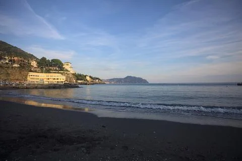 Beach in a cove Stock Photos