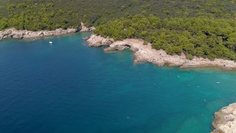 Beach in Croatia Video stock 126891429