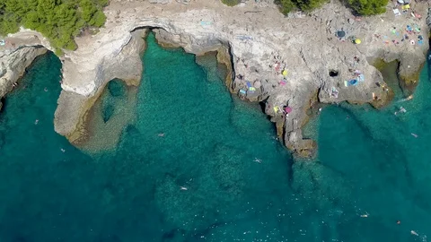 Beach in Croatia Video stock 126891431