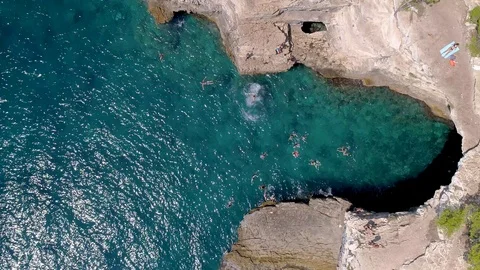 Beach in Croatia Stock Footage 126891438