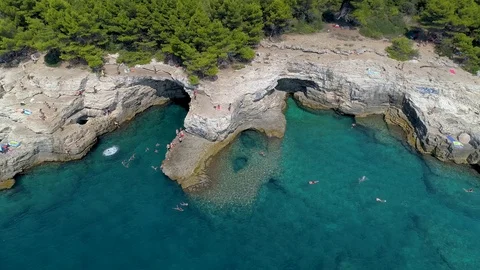 Beach in Croatia Video stock 126891442