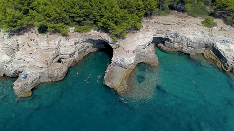 Beach in Croatia Stock Footage 126891444