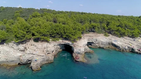 Beach in Croatia Video stock 126891456