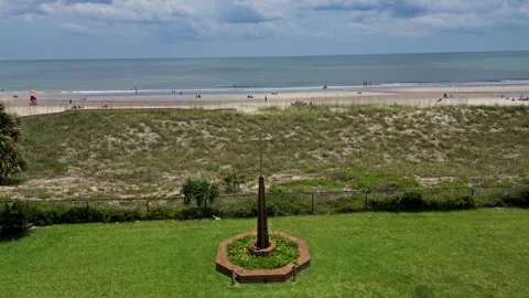 Beach cross focus Vídeo Stock 244089436