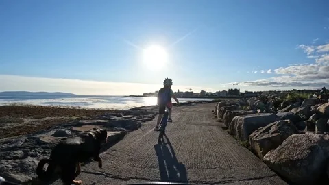 Beach cycle Stock Footage 232961977