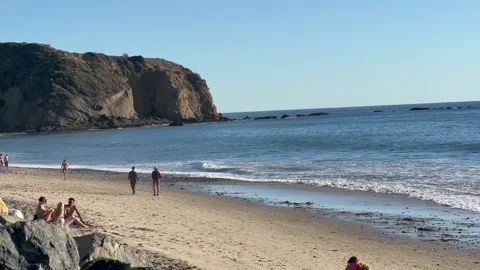 Beach at Dana Point Video stock 221275813