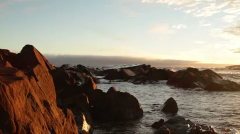 Beach Dawn 05 Stock Footage 952752