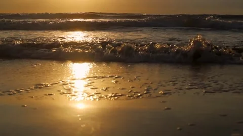 Beach at dawn Video stock 279305664