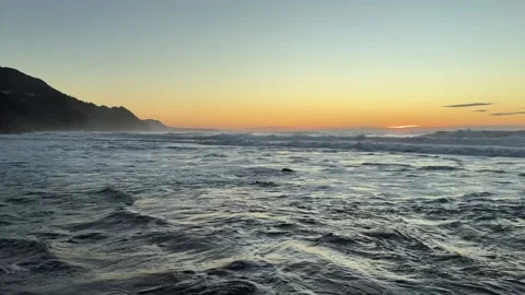 Beach at dawn Stock Footage 310738142