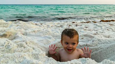 Beach Day Delight Foto stock