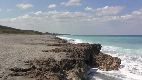 Beach Day Stock Footage 88972598