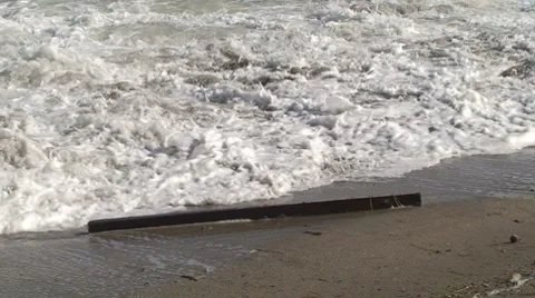 Beach Debris Stock Footage 7902206