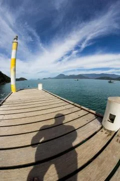 Beach deck Stock Photos