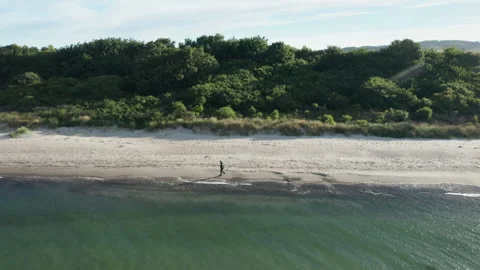 Beach in Denmark Stock Footage 244856386