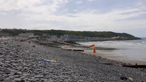 Beach Devon England Stock Footage 156059003