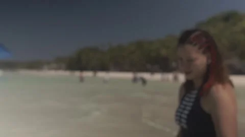 Beach Diva 스톡 동영상 243095787