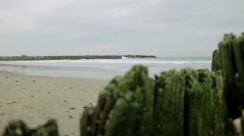 Beach Dolly LEFT Stock Footage 37153949