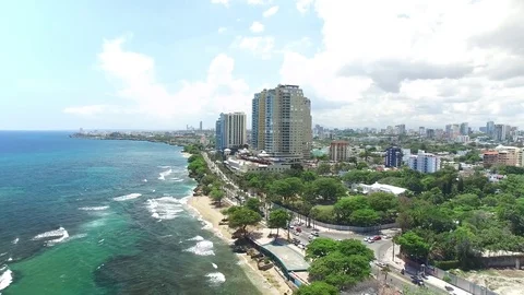 Beach at Dominican Republic Stock Footage 78233416