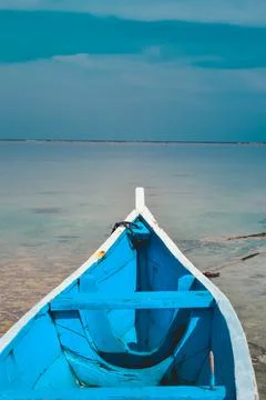 Beach with a dramatic and beautiful sky Stock Photos