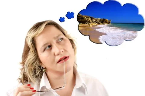 Beach dreaming Stock Photos