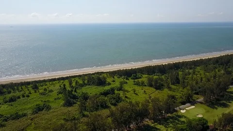 Beach Drone Stock Footage 105703405