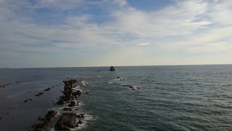 Beach Drone Stock Footage 105703586