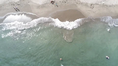 Beach drone shot Video stock 94135337