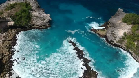Beach drone video, Bali Stock Footage 197555394