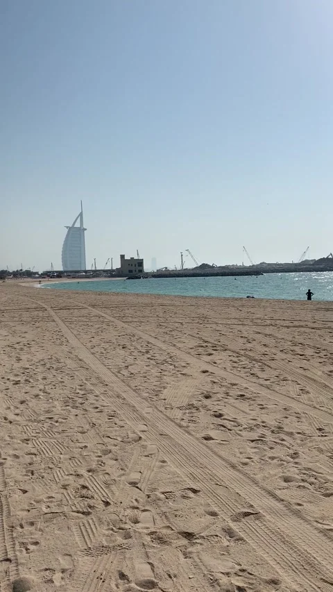Beach in Dubai Video stock 342814315