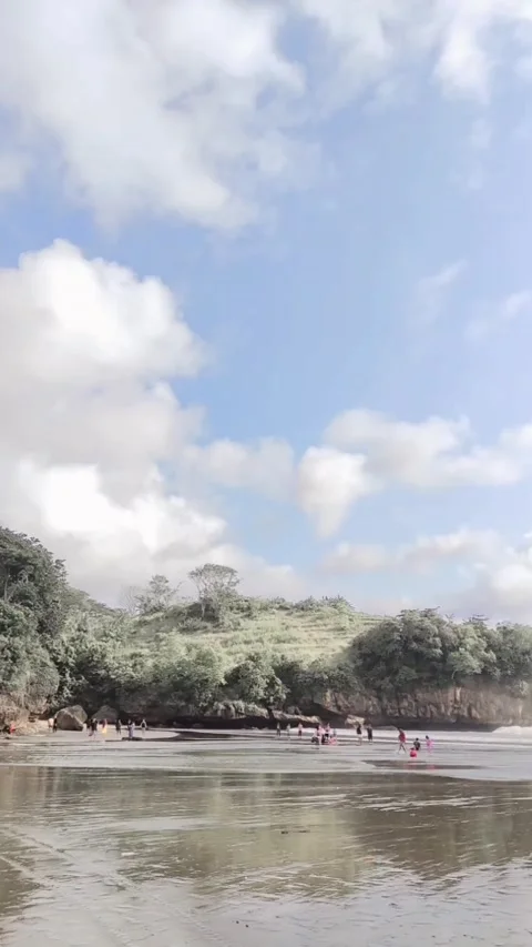 Beach During The Day Video stock 213159971