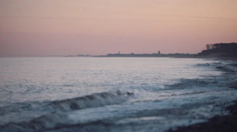 Beach at Dusk 스톡 동영상 62805848