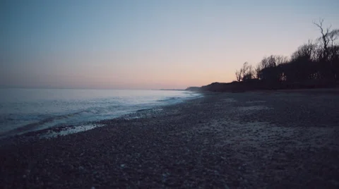 Beach at Dusk 스톡 동영상 62805946