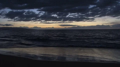 Beach dusk Stock Footage 74062258