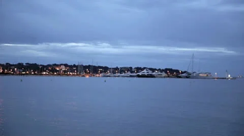 Beach in the early morning 2 Stock Footage 24804690