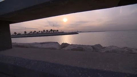 Beach in Eastern Province - Dammam/Khobar Video stock 88267194