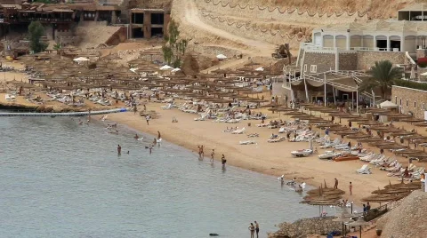Beach in Egypt Video stock 857754