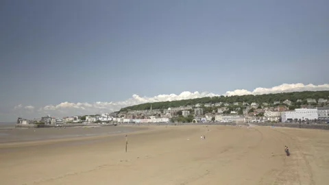 A beach in England Video stock 250228470