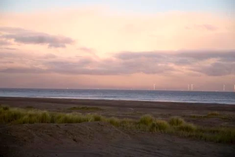 Beach of England. Stock Photos