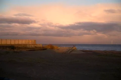 Beach of England. Stock Photos